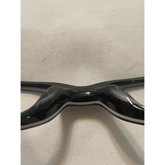 CALVIN KLEIN 5596 961 Eyeglasses Frame 52-16-135 Black/White Polished RZ06 - Picture 7 of 8